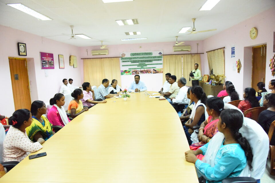 Sustainable Organic Farming Workshop organized for Peripheral women farmers by SAIL, RSP in collaboration with NIT, Rourkela