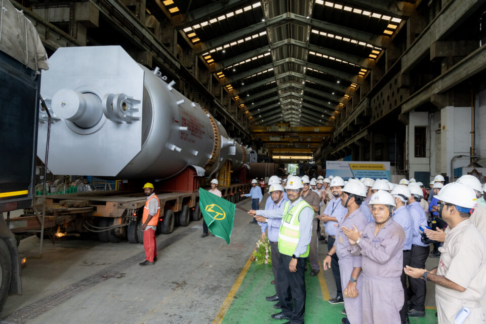 L&T Boosts India’s Clean Energy Goal: Flags Off 700 MWe Steam Generator for Kaiga Atomic Power Station