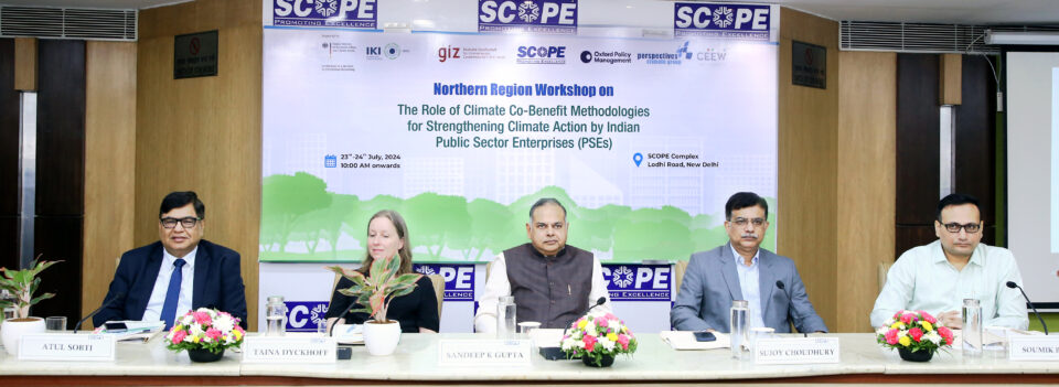 SCOPE organizes workshop on Climate co- benefits for Climate Action