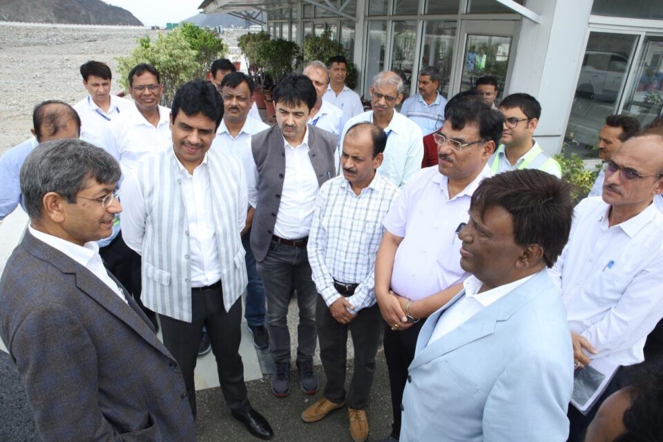 CMD NTPC Limited, visits iconic 2400 MW Tehri Hydro Power Complex .