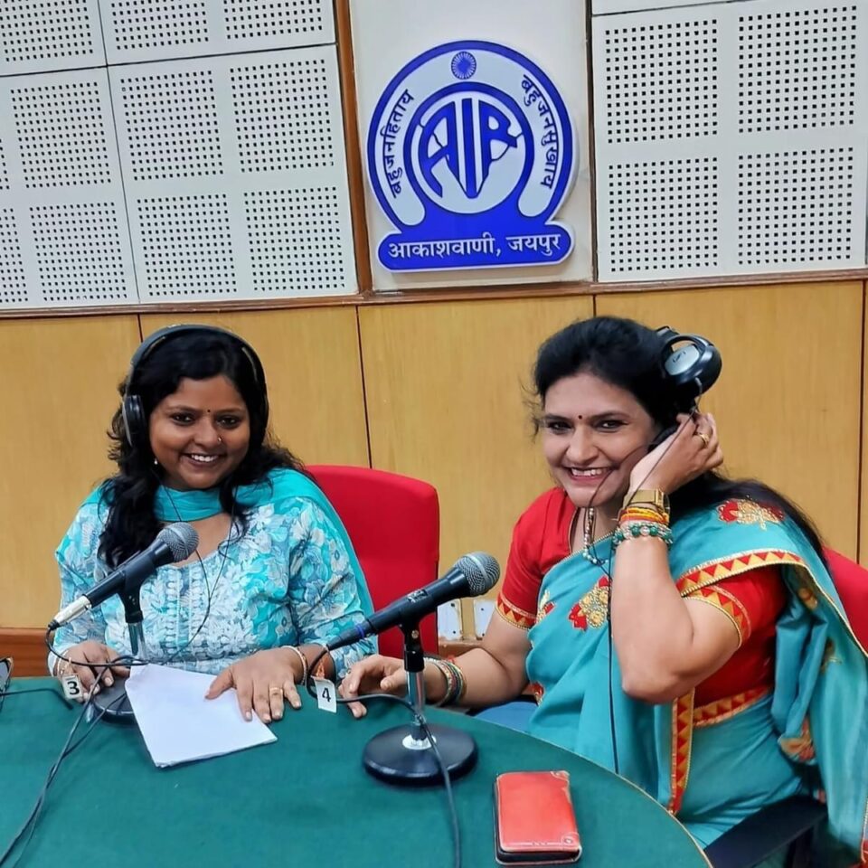 On National Broadcasting Day today, PRSD member Dr Lata Suresh was interviewed by All India Radio ,