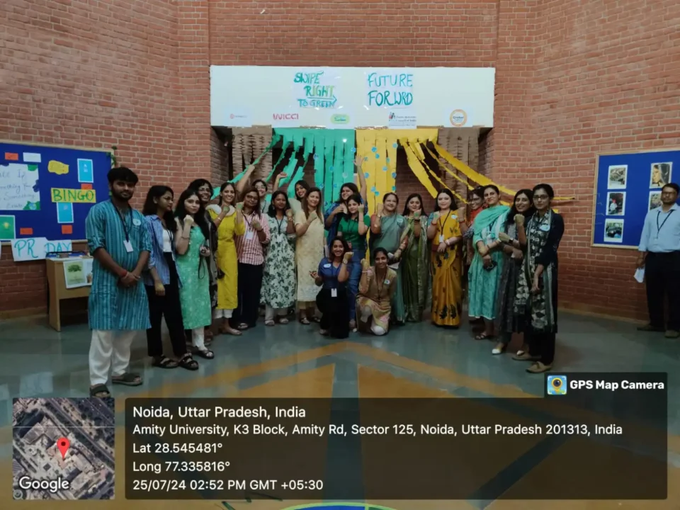 PRCI & Amity School of Communication Organize  Interesting Event Future Forward – Swipe Right to Green