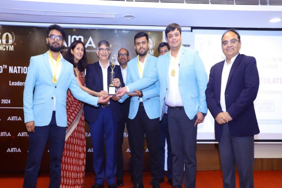 NTPC bagged the National Champion and the National Runners Up and Best Young Manager positions  at the National Competition for Young Managers