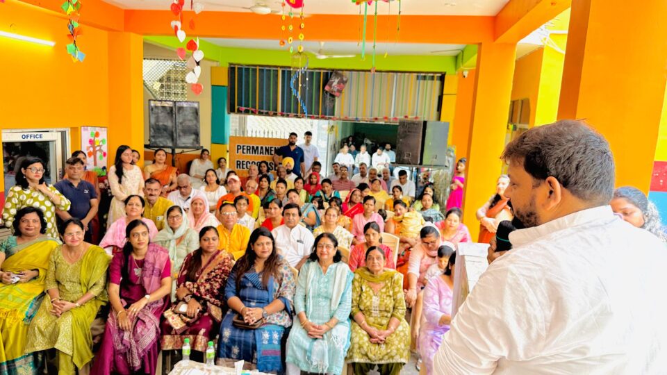 बच्चों की प्रतिभा निखारने व उनके सर्वांगीण विकास के लिए मिलकर करेंगे प्रयास: नवीन गोयल -लक्ष्मी गार्डन के सत्या ज्योति पब्लिक स्कूल के कार्यक्रम में कही यह बात