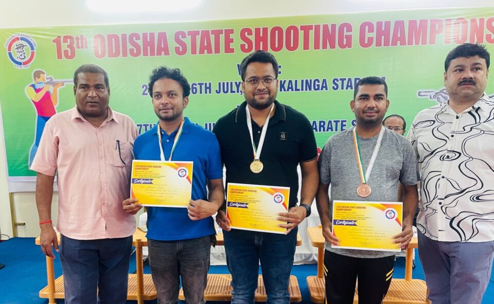 Doctor of SAIL, RSP wins Silver in 13th State Shooting Championship  