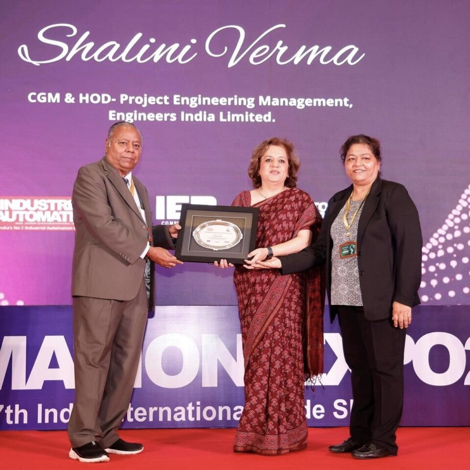 EIL Ms Shalini Verma gets Nari shakti Award 