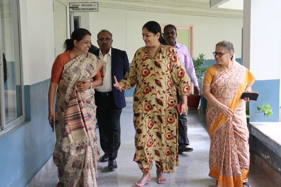 Ms. Mugdha Sinha, Director General, Ministry of Tourism, visited the Institute of Hotel Management, Chennai today.