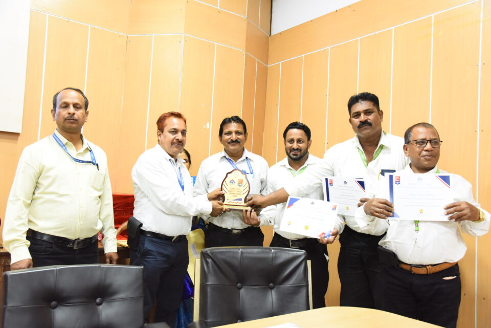 Shrusti Quality Circle of Oxygen Plant of  SAIL Rourkela Steel Plant excels in 5S implementation