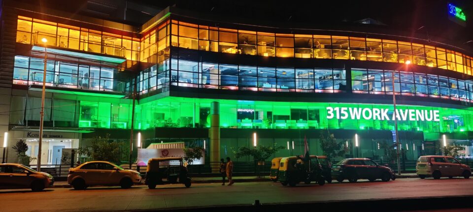 315Work Avenue lights up in celebration of Independence Day