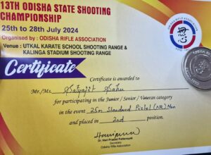 Doctor of SAIL, RSP wins Silver in 13th State Shooting Championship
 