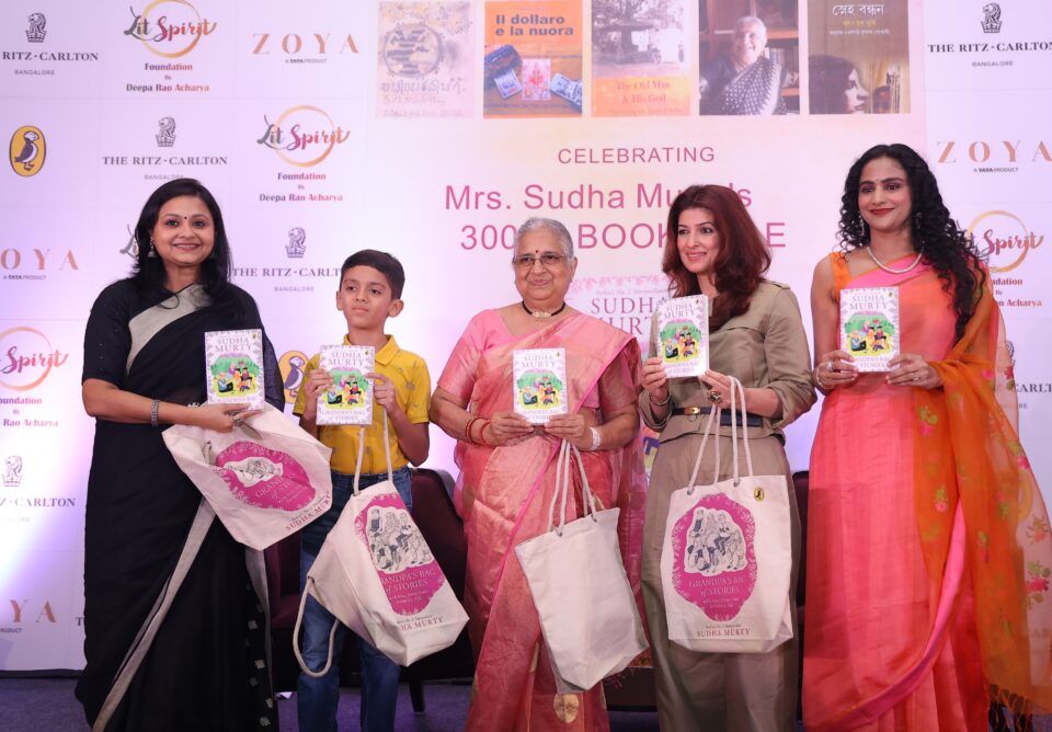 Sudha Murty Launches Her 300th Title Grandpa’s Bag of Stories