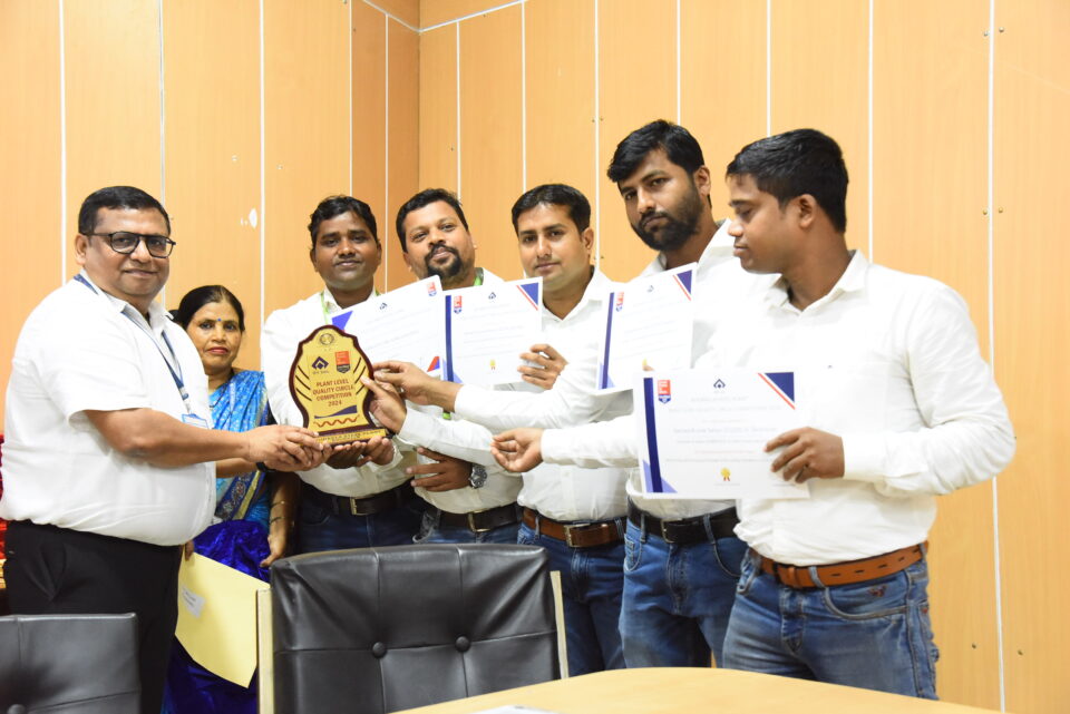 Innovative project of Karmaveer Quality Circle of Coke Ovens brings about substantial savings for SAIL, Rourkela Steel Plant