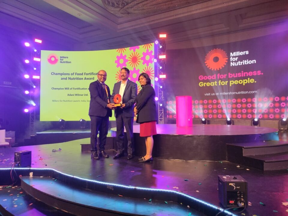 Adani Wilmar’s Fortune SuPoshan Program wins the ‘Champion of Food Fortification and Nutrition Award’ at Globoil 2024