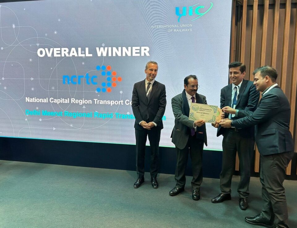 NCRTC Wins Prestigious UIC Sustainability Impact Awards 2024