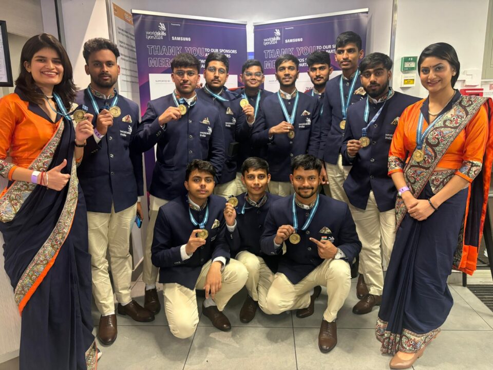 India Shines at WorldSkills Lyon 2024 in France