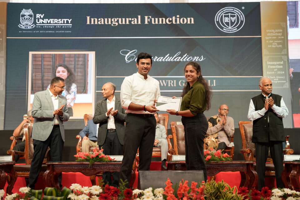 MP Tejasvi Surya Inaugurates RV University's B.Tech & PG 2024 Batch, Stresses on India's Global Opportunities 