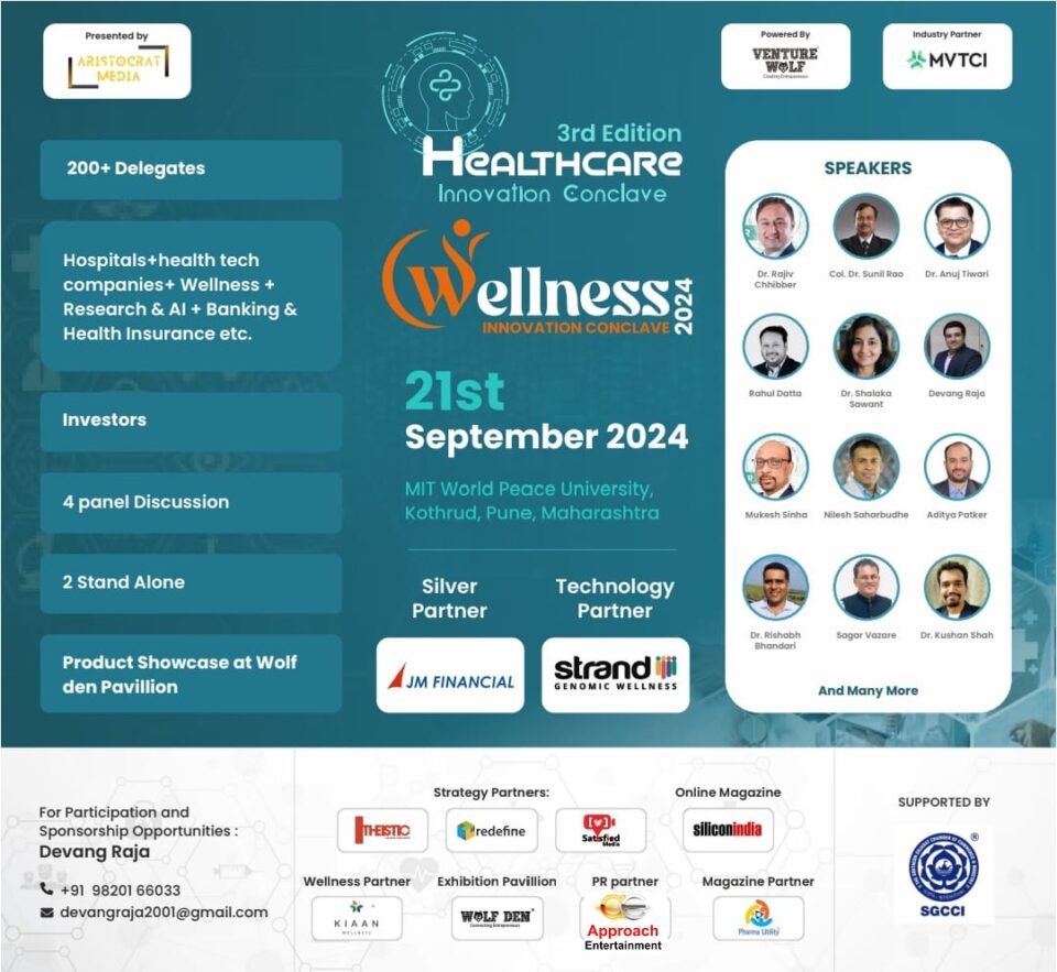 Aristocrat Media to Organize 3rd Edition of Healthcare and Wellness Innovation Conclave on September 21