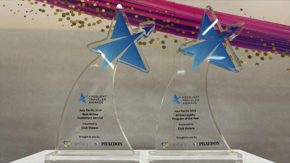 Club Vistara Named ‘Airline Loyalty Program of the Year’ in Asia Pacific at 2024 Frequent Traveler Awards