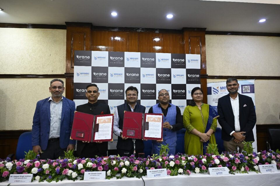 Strategic Partnership Between Medhavi Skills University and National Skilling Pioneer Orane International