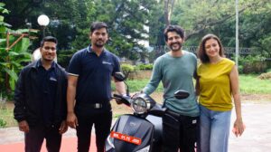 Television icons Gauri Pradhan and Hitten Tejwani embrace sustainability with their new BGauss electric scooters, choosing an eco-friendly commute that blends style, comfort, and a commitment to a greener future