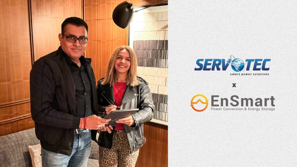 Servotech collaborates with UK-based Ensmart Power