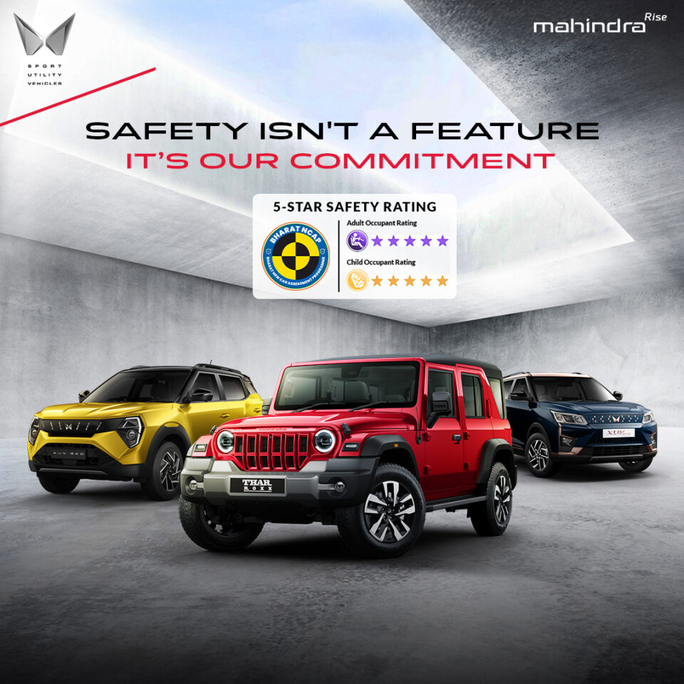 Mahindra Sets New Safety Benchmarks as Thar ROXX