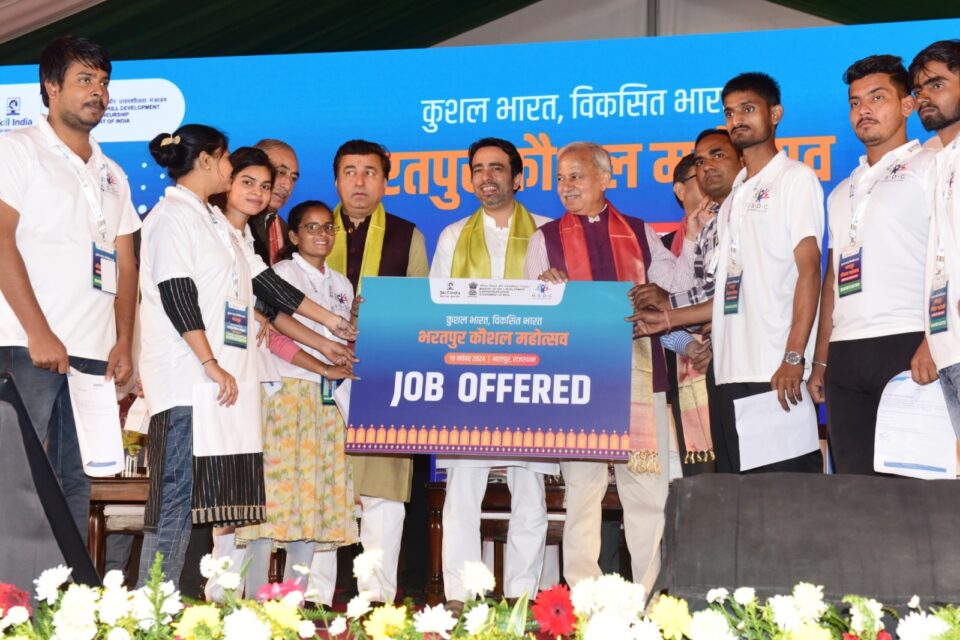 Over 2400 Youth Secure Job at Bharatpur Kaushal Mahotsav 