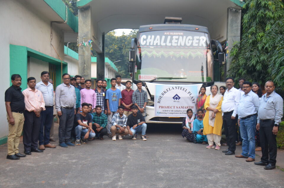 40 youngsters from peripheral areas if Rourkela Steel Plant sponsored for employability coaching under Project ‘Samarth’ 