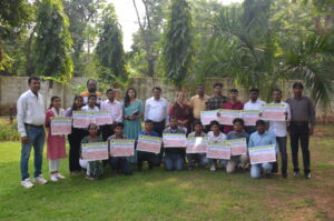 Financial Assistance of Rs 9.6 lakhs presented by SAIL RSP