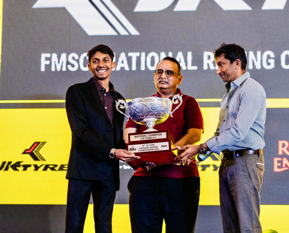 Bengaluru boy Tijil Rao becomes the National Champion in the JK Tyre-FMSCI National Racing Championship 2024