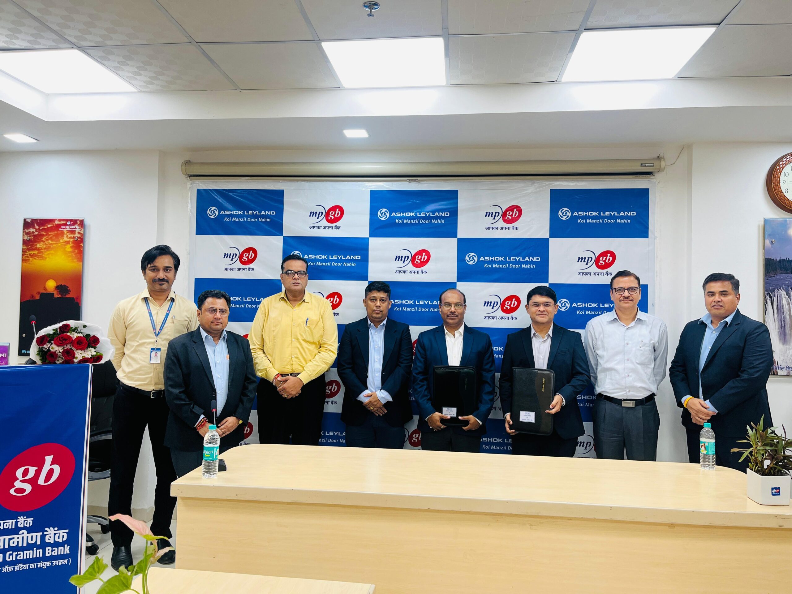 Ashok Leyland partners with Madhya Pradesh Gramin Bank for providing Vehicle Finance facilities 