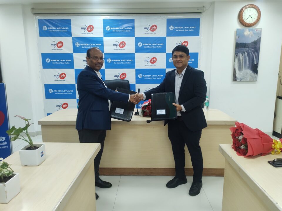 Ashok Leyland partners with Madhya Pradesh Gramin Bank for providing Vehicle Finance facilities 