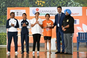 The third edition of Granules Green Heartfulness Run witnesses more than 40000 participants to raise a green cover of 10000 plants