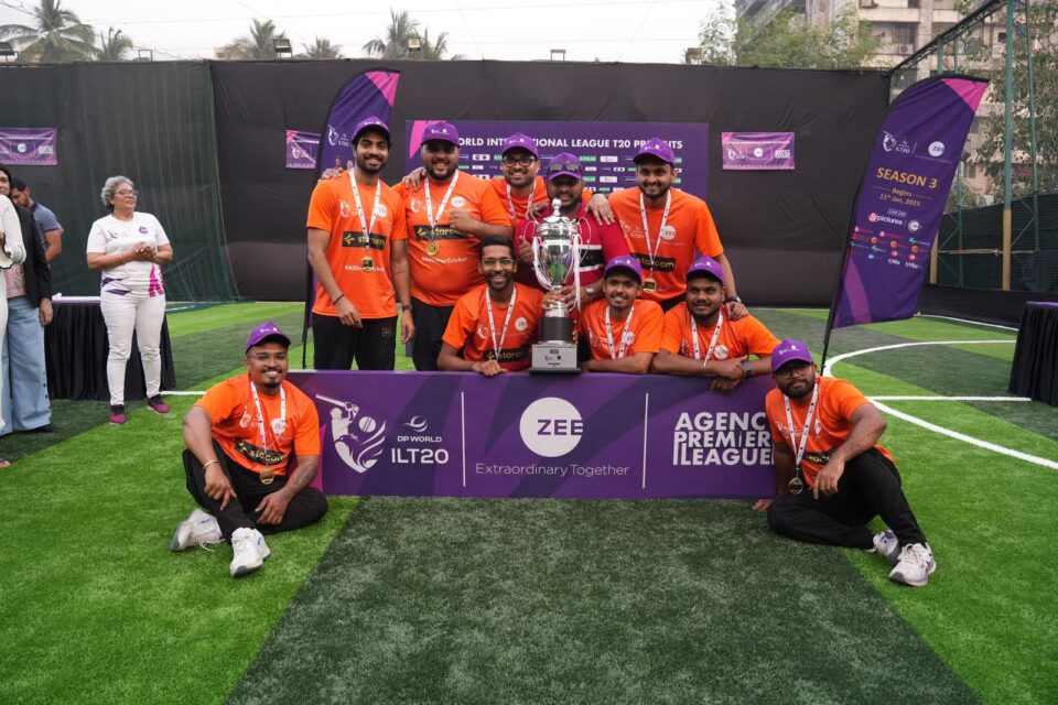 ZEE Entertainment concludes the final leg of Agency Premier League T20 in Mumbai ahead of DP World ILT20 Season 3