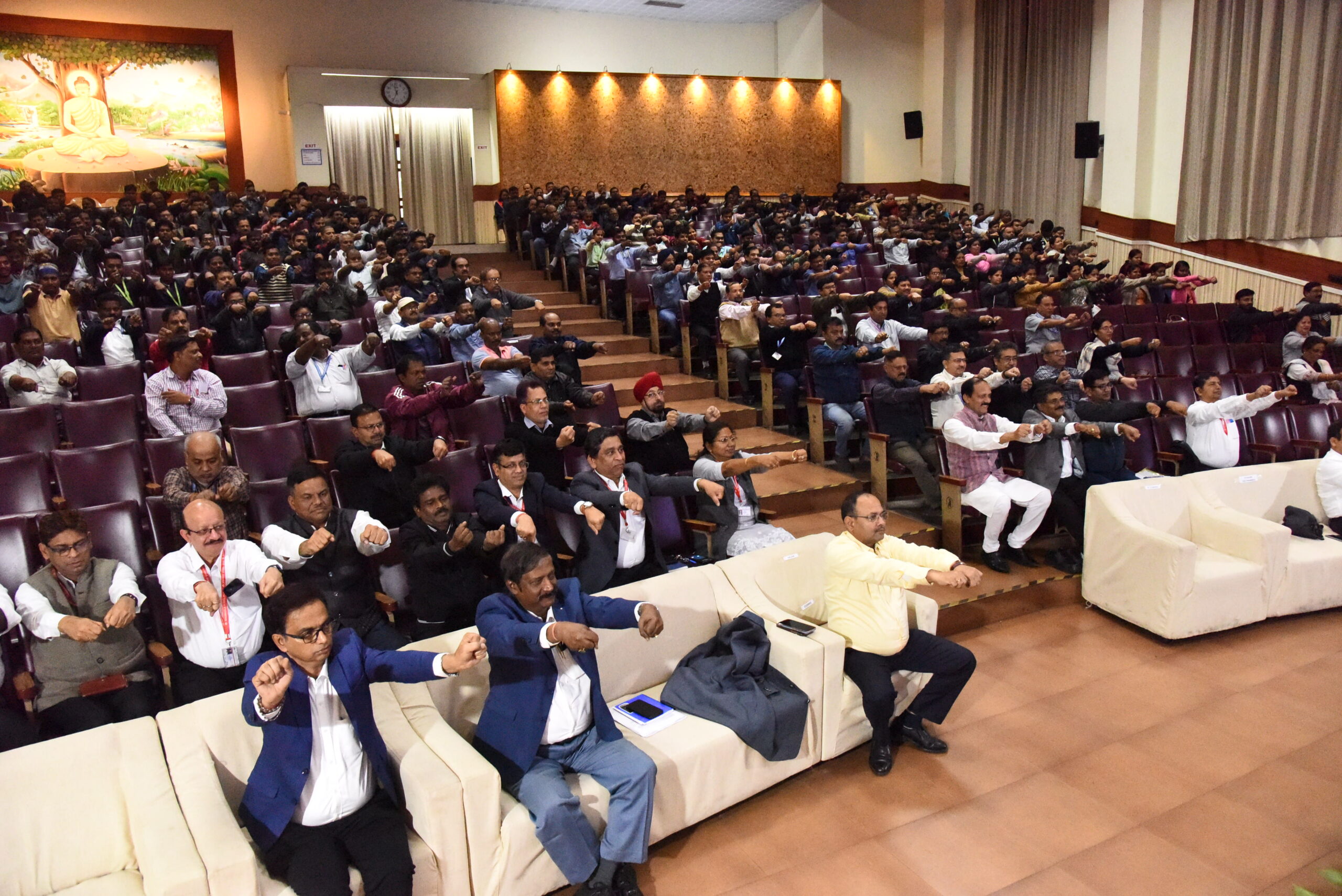 Meditation Workshop organised at SAIL Rourkela Steel Plant