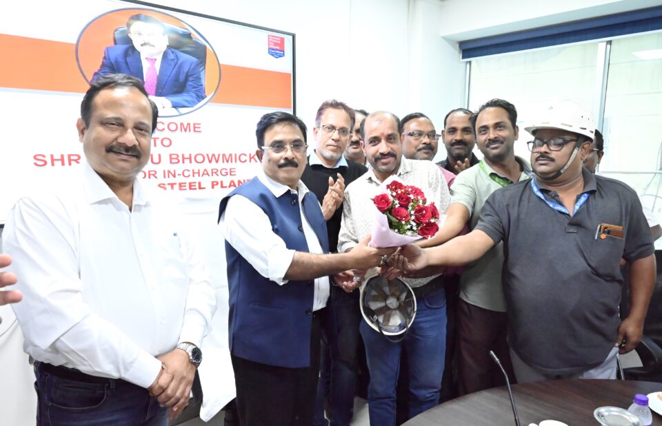 Pipe Plant (SW) of SAIL, Rourkela Steel Plant creates new single day production record