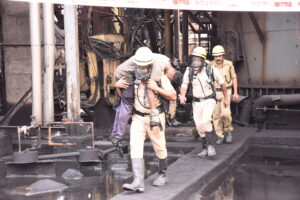 Mock Drill held at CCD Department of SAIL RSP