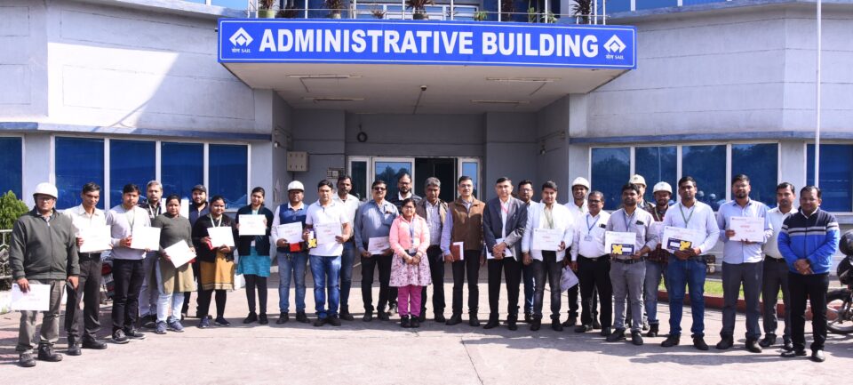 Employees awarded under the ‘SAIL Shabash’ Scheme