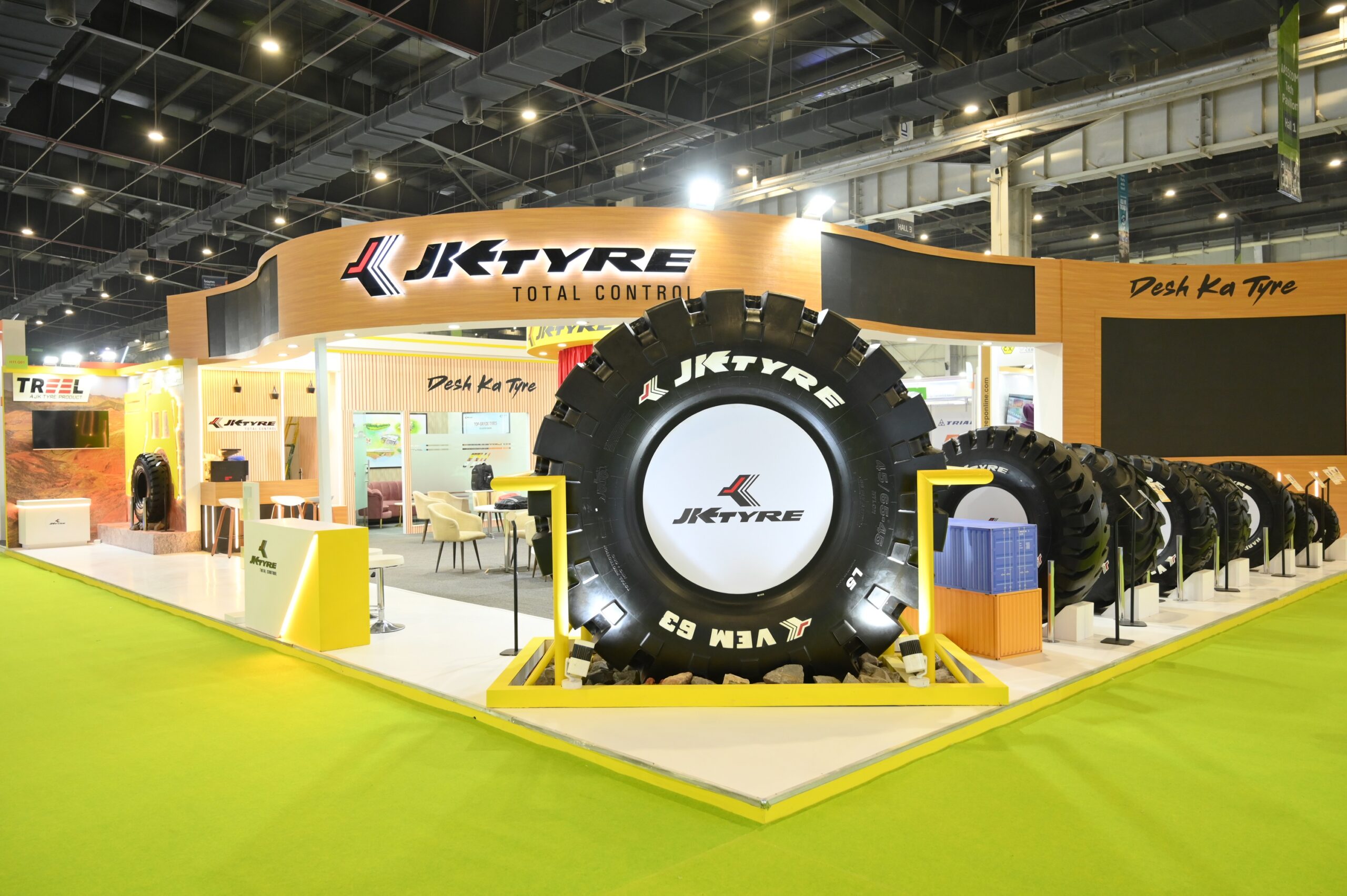 JK Tyre Launches Advanced OTR Tyres for Mining Equipment at Bauma Conexpo 2024 
