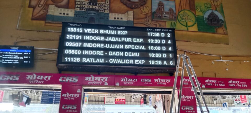 MIC Electronics Completes Landmark Train Display Board Project for Indian Railways' Ratlam Division