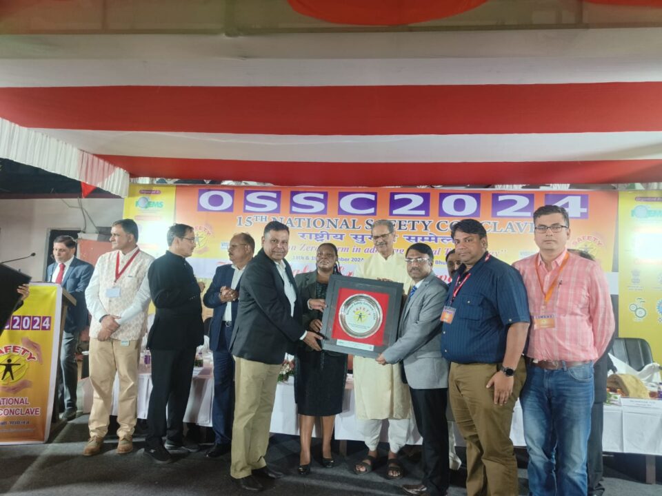 Rourkela Steel Plant bags prestigious 15th Kalinga Safety Excellence Platinum Award