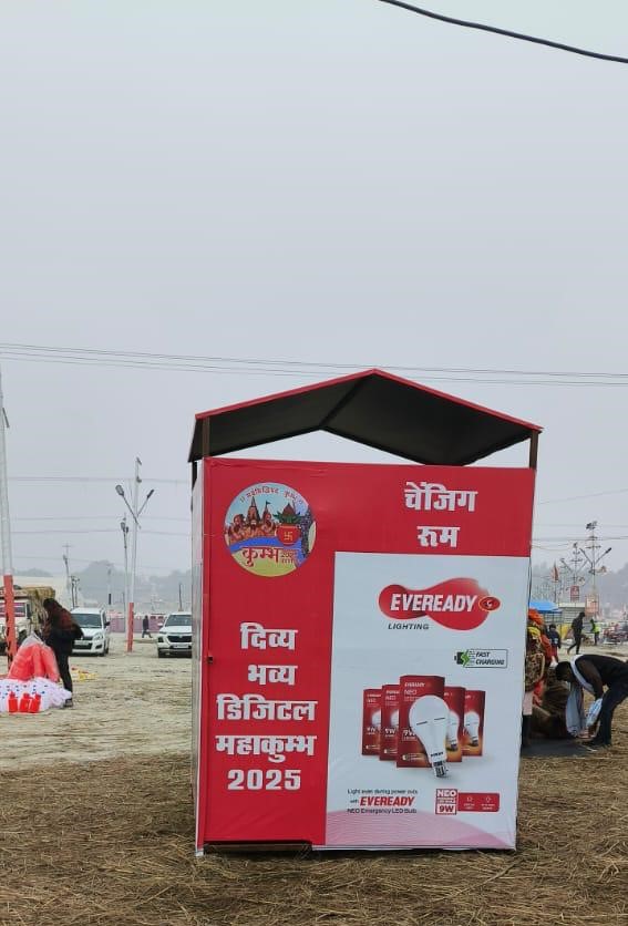 Eveready Lighting illuminates the spiritual journey of devotees at Maha Kumbh Mela 2025