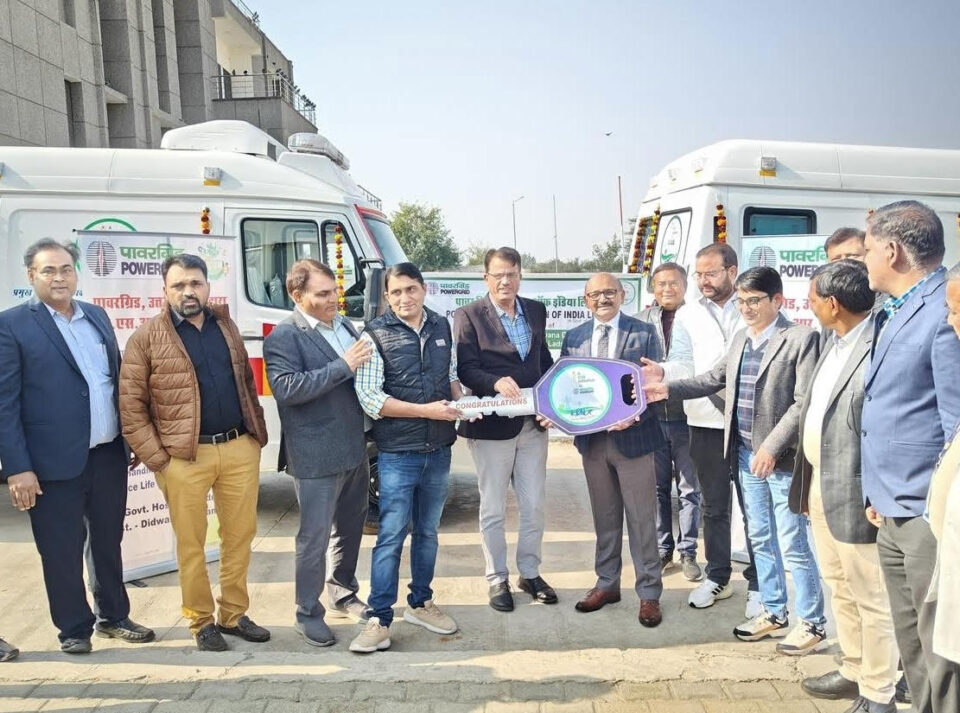 POWERGRID handed over two advanced life support ambulances in Rajasthan