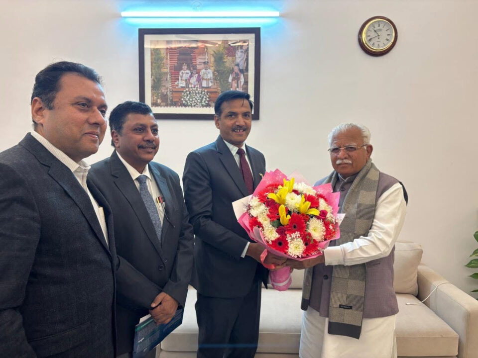 CMD POWERGRID met Shri Manohar Lal