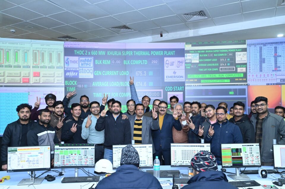 THDC Ltd achieves milestone of 72-hour trial run