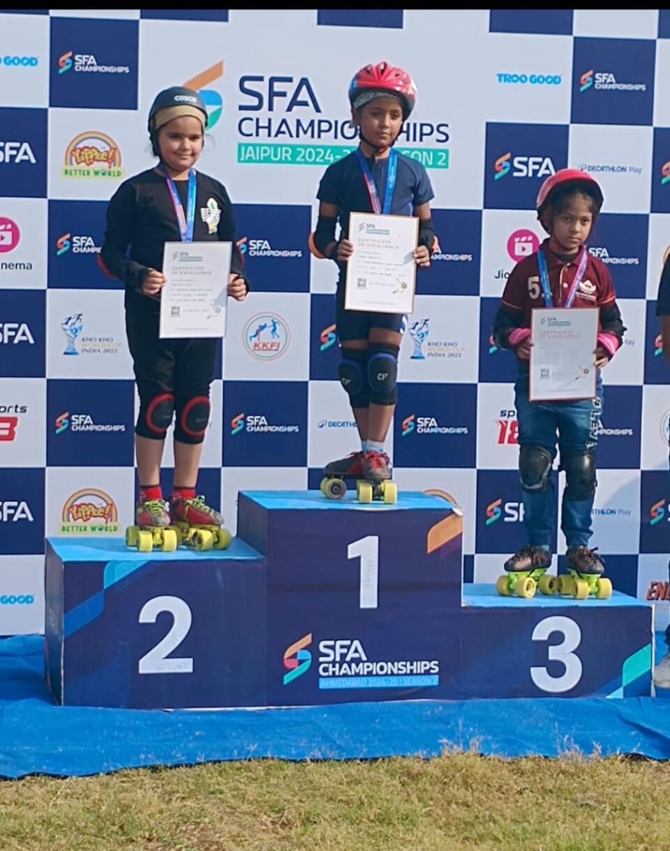Young Skating Prodigy Pahal Gangwani Dominates Rajasthan's Roller Skating Scene