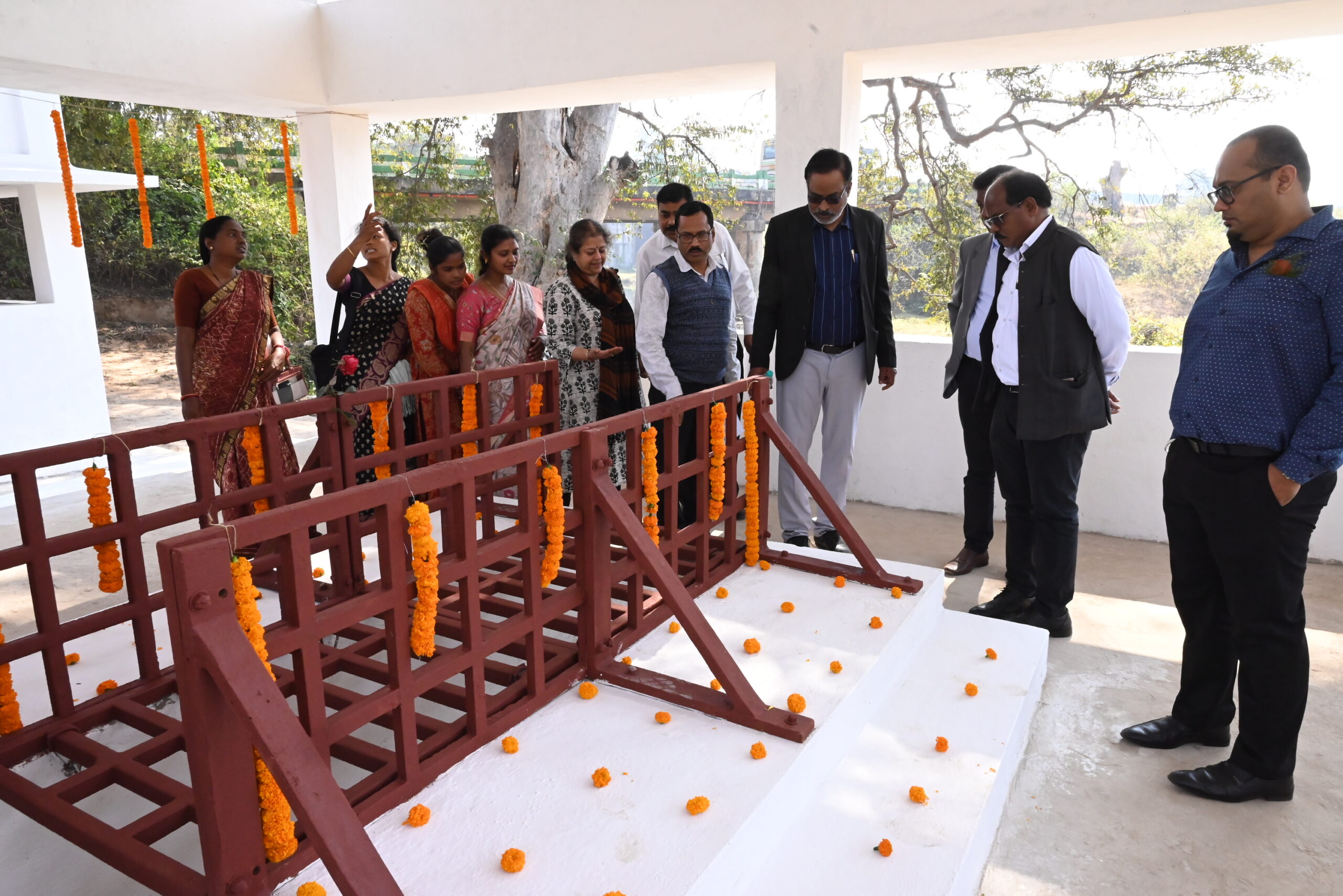 SAIL RSP constructs Crematorium in Bhalulata Village under CSR Initiative