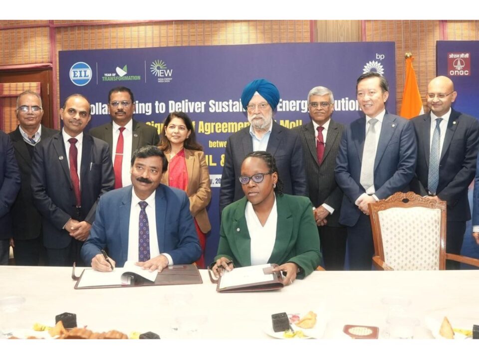 EIL BP sign MoU to support oil gas and refining activities