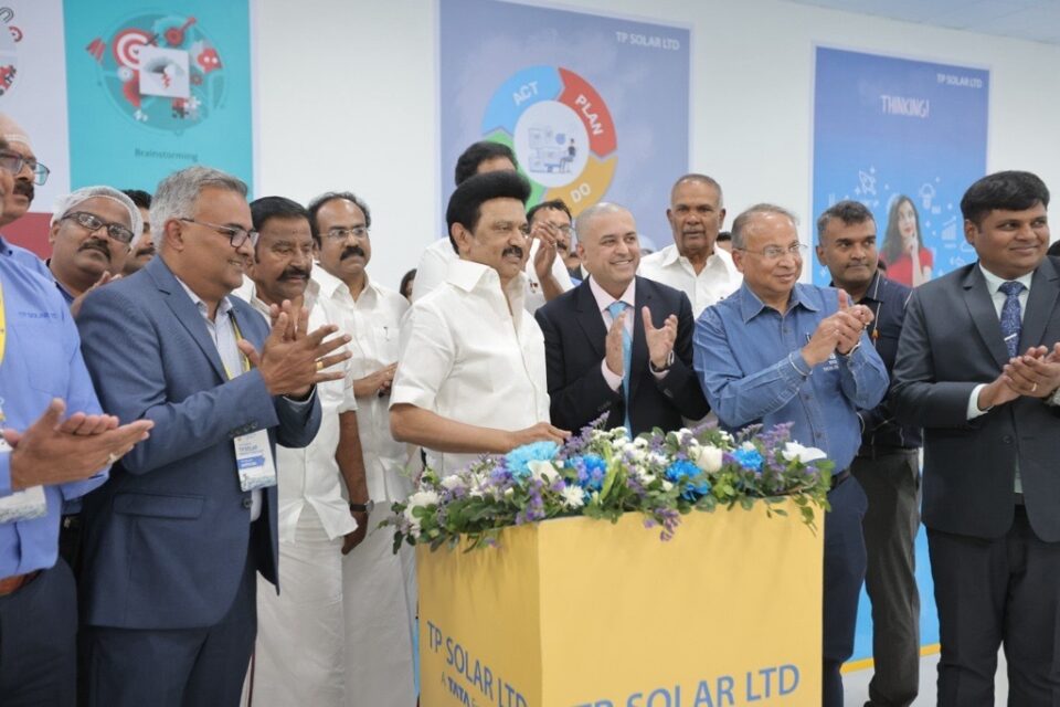 TP Solar Ltd Inaugurated by Hon'ble CM Thiru M.K. Stalin