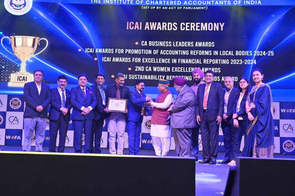 REC wins Gold Shield in ICAI Award